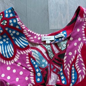 Rhode size small top. multi colored.